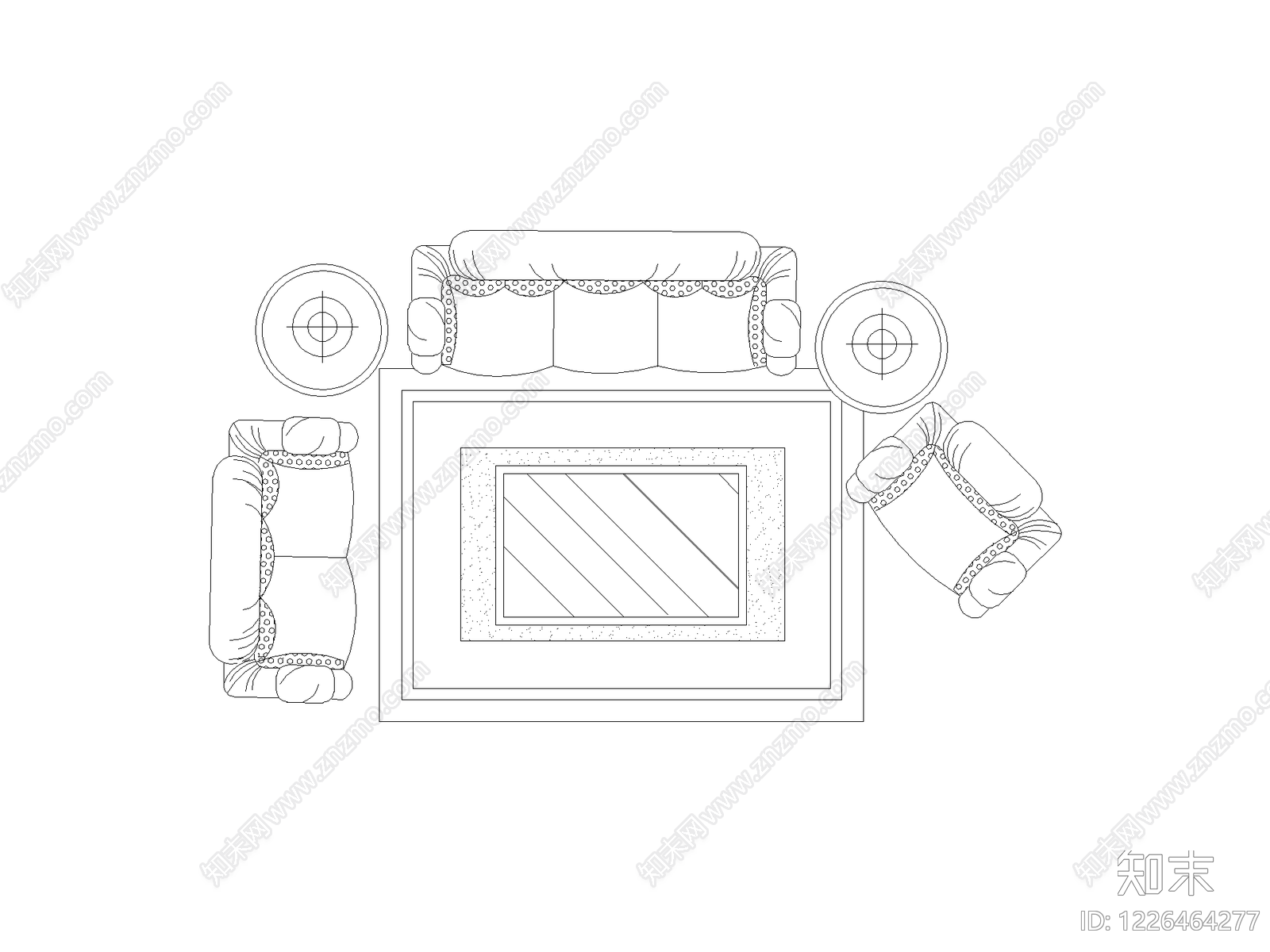 家装图块cad施工图下载【ID:1226464277】