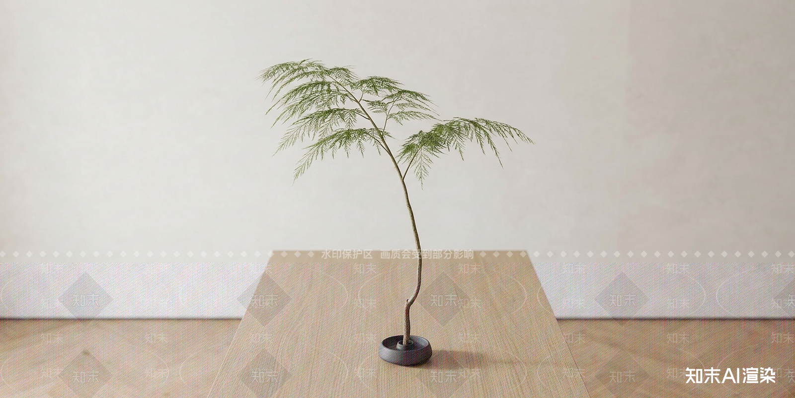 造型绿植盆栽3D模型下载【ID:1227479655】