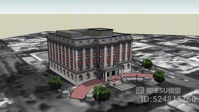 拉普拉塔联邦法院（前省饭店）SU模型下载【ID:524815760】