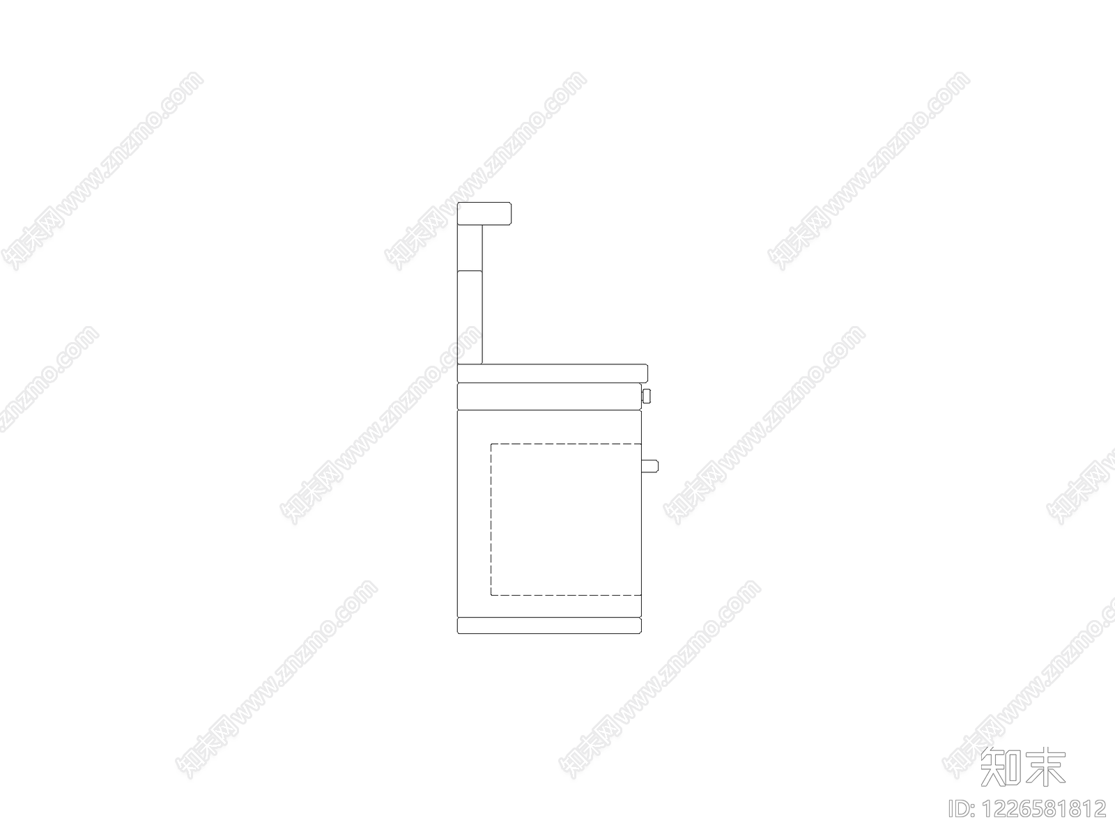 厨房设施cad施工图下载【ID:1226581812】