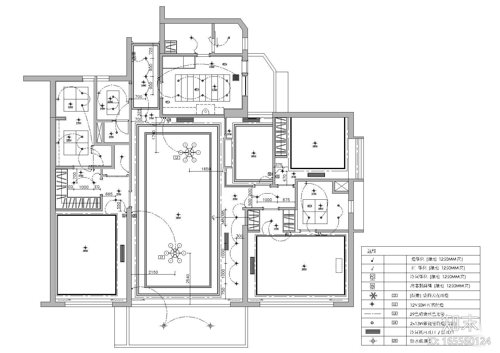 [上海]梁志天_東方曼克顿标准样板房施工图施工图下载【ID:165560124】