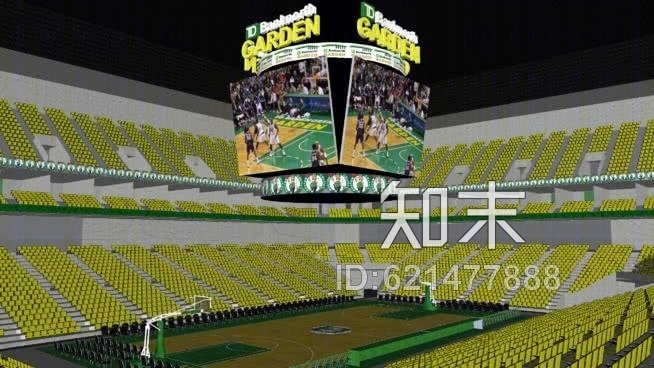 TD北岸花园球场（新）SU模型下载【ID:621477888】