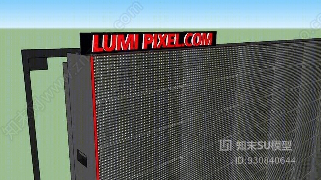 LED显示屏SU模型下载【ID:930840644】