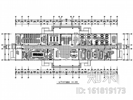 精装办公楼室内装修图cad施工图下载【ID:161819173】