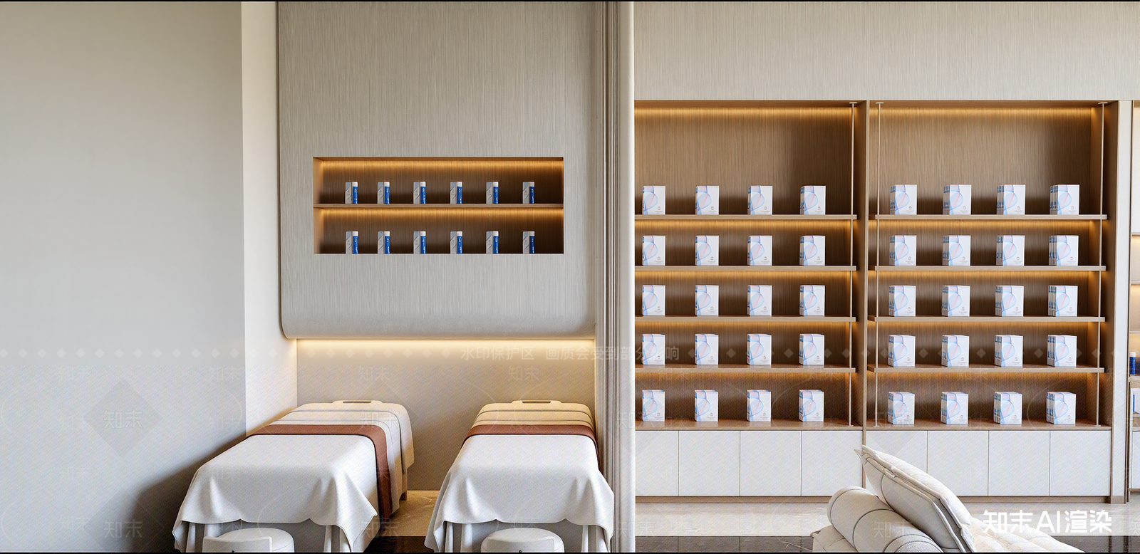 现代美妆店SU模型下载【ID:1215967857】