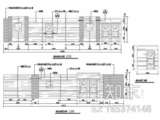 某大型钱柜KTV室内装修图施工图下载【ID:165374148】