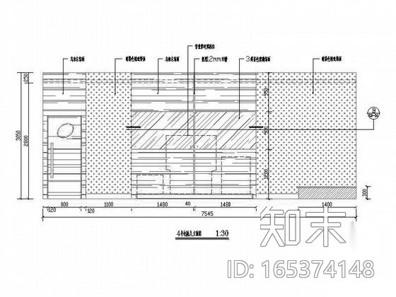 某大型钱柜KTV室内装修图施工图下载【ID:165374148】