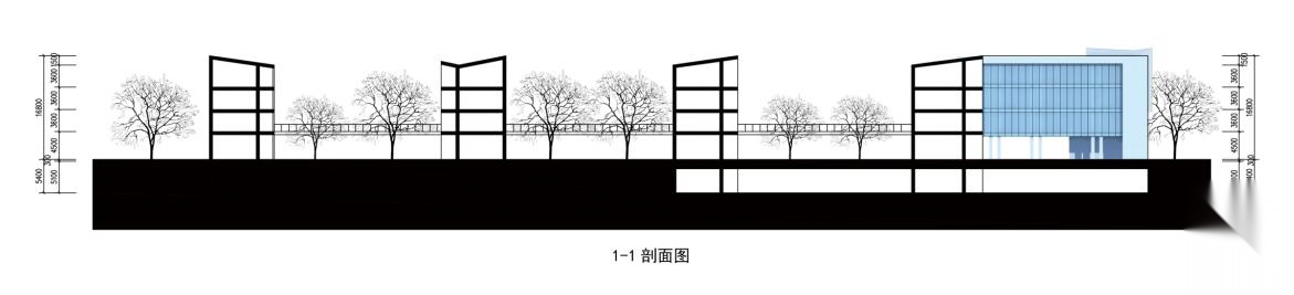 [河南]现代主义单坡屋顶36班小学建筑设计方案文本cad施工图下载【ID:165737128】