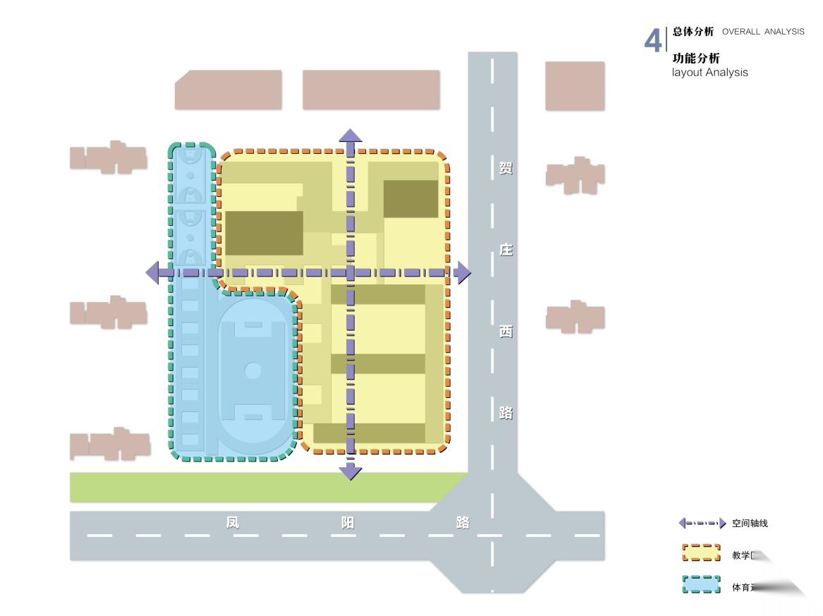 [河南]现代主义单坡屋顶36班小学建筑设计方案文本cad施工图下载【ID:165737128】