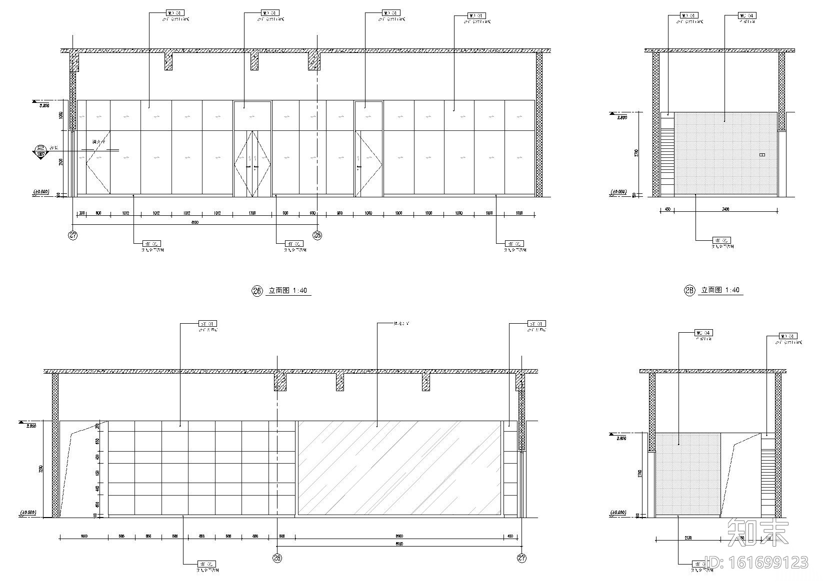 [重庆]云阳商会大厦云阳酒店装饰设计施工图cad施工图下载【ID:161699123】