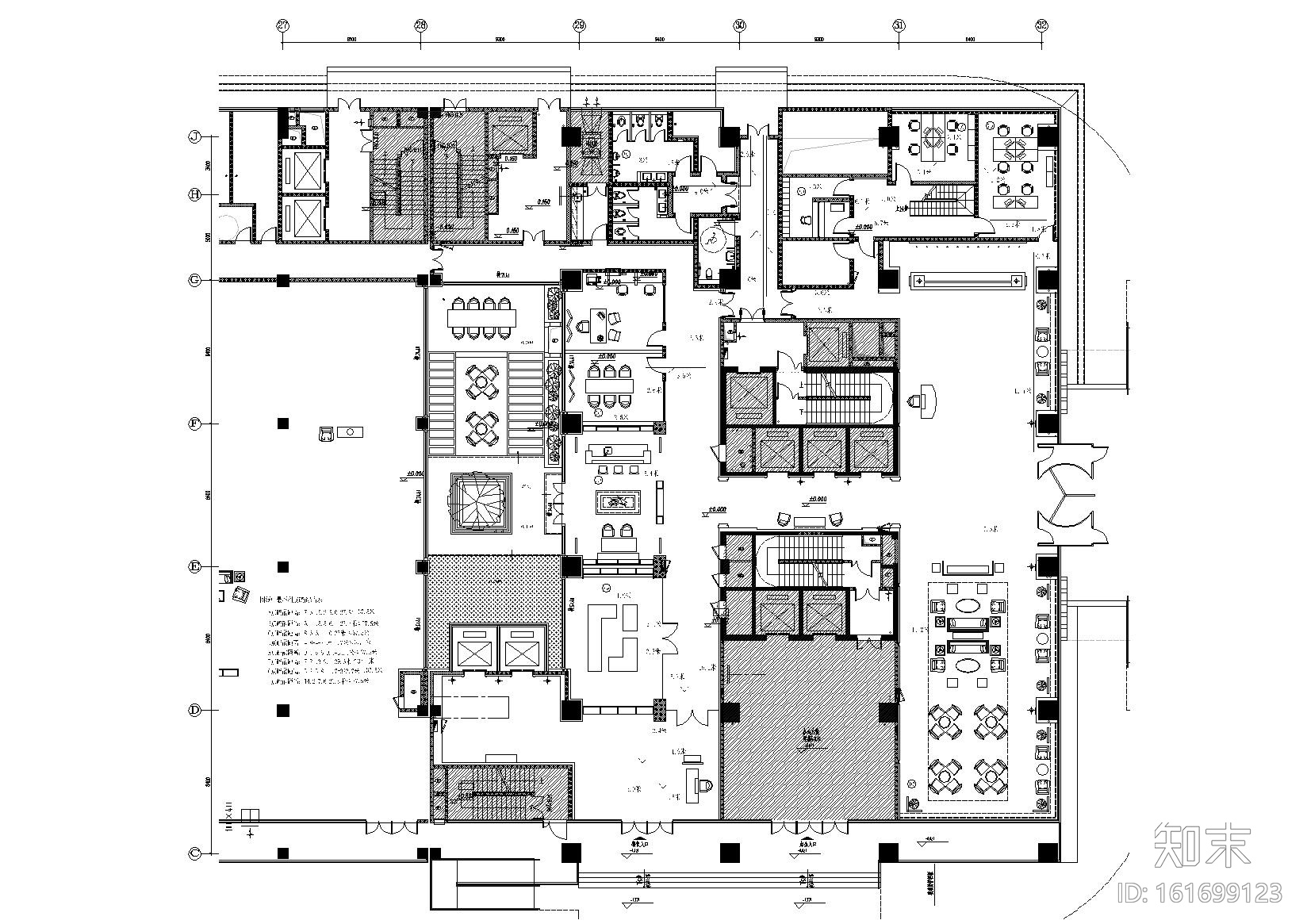 [重庆]云阳商会大厦云阳酒店装饰设计施工图cad施工图下载【ID:161699123】