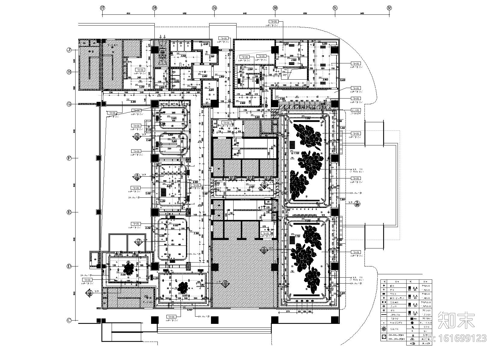 [重庆]云阳商会大厦云阳酒店装饰设计施工图cad施工图下载【ID:161699123】