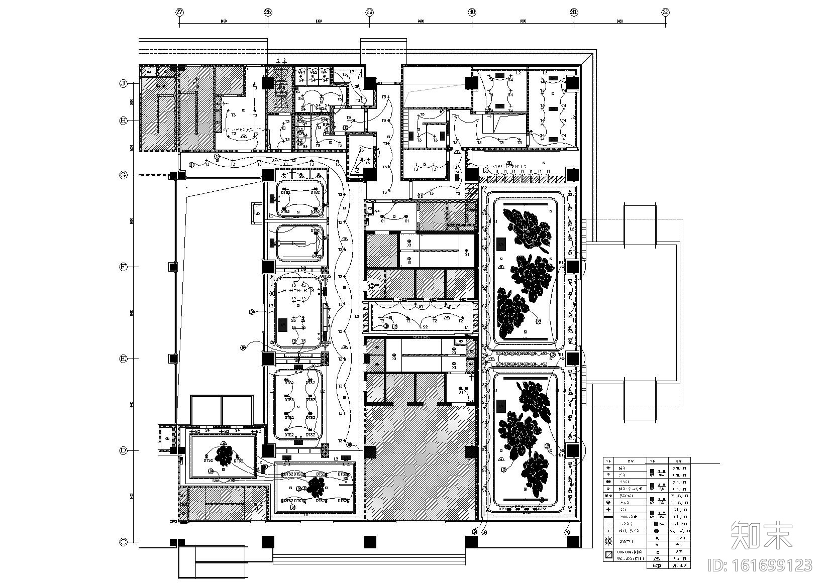 [重庆]云阳商会大厦云阳酒店装饰设计施工图cad施工图下载【ID:161699123】