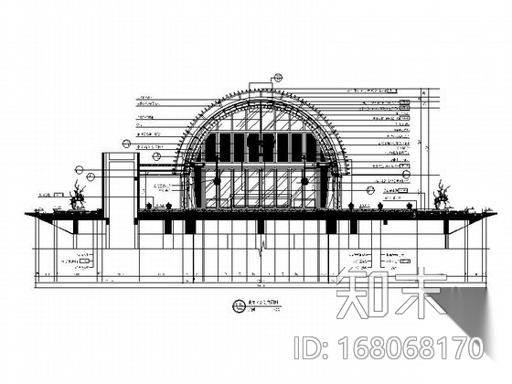 [海南]独特船屋餐厅室内装修图（含实景）cad施工图下载【ID:168068170】