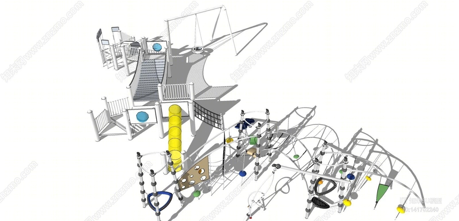 游乐设施SU模型下载【ID:141702240】