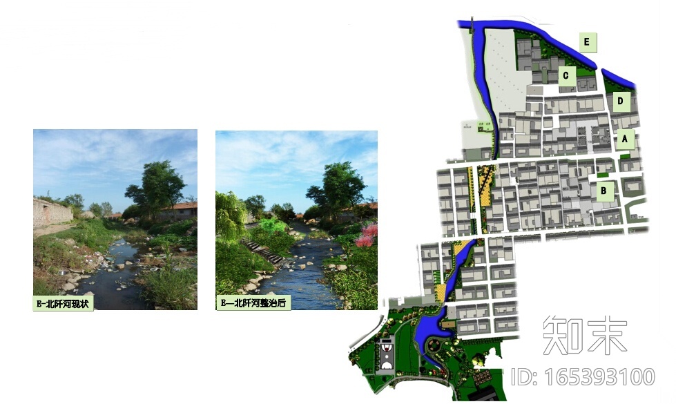 [山东]国家传统村落景观规划设计cad施工图下载【ID:165393100】