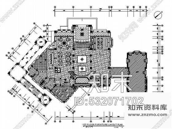 施工图大连知名房地产田园欧式风情售楼处室内施工图含实景施工图下载【ID:532071702】