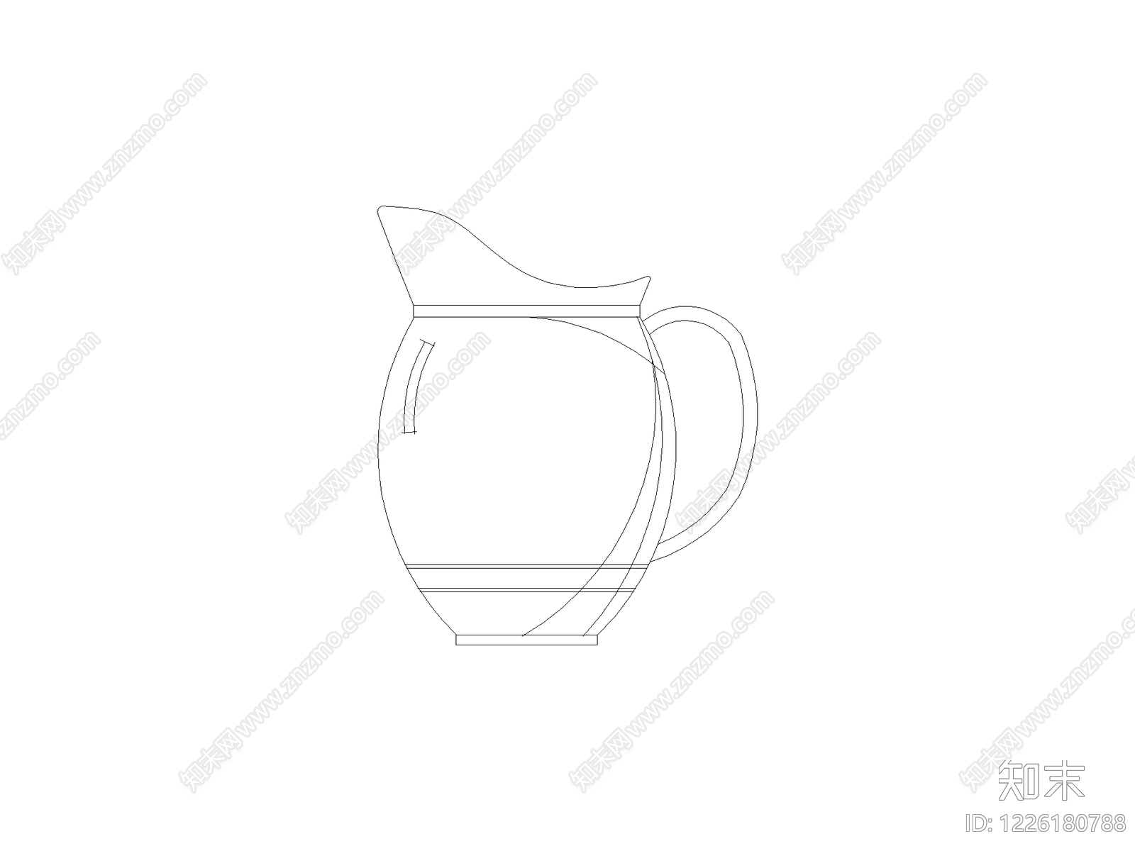 摆件cad施工图下载【ID:1226180788】