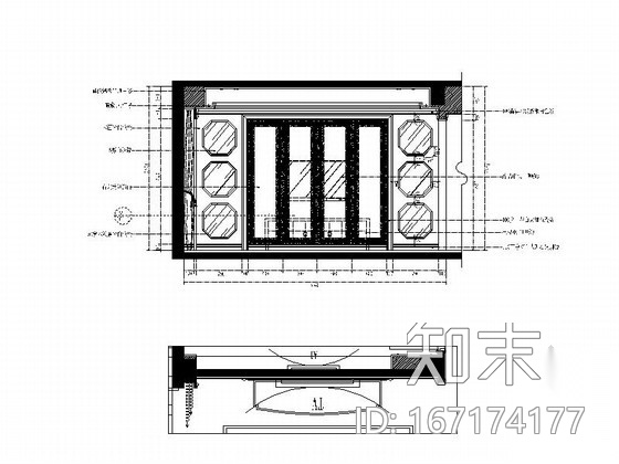 [福州]高端社区三层别墅欧式风格室内设计施工图（含效果...cad施工图下载【ID:167174177】