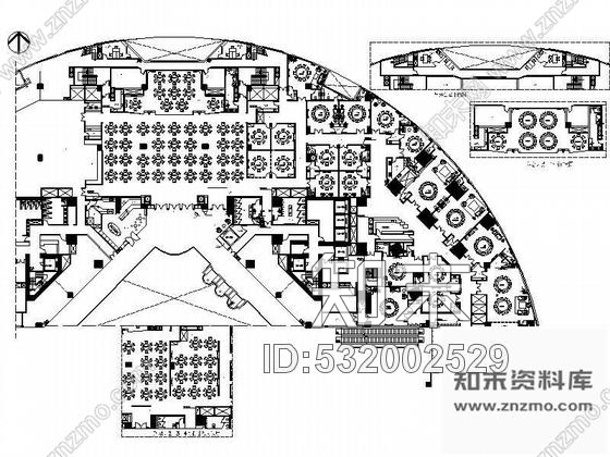 施工图广州某海鲜酒家设计深化图cad施工图下载【ID:532002529】