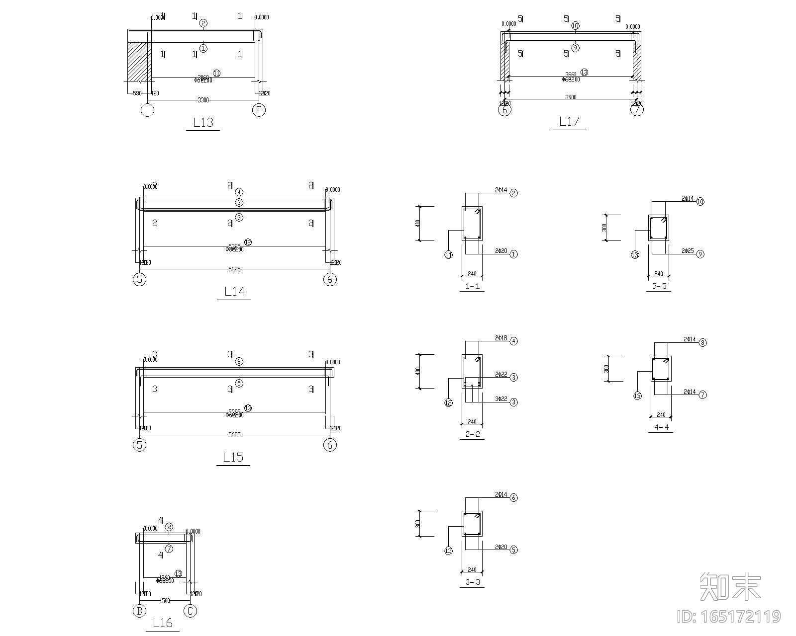 某2层农村自主房砖混结构施工图（CAD）cad施工图下载【ID:165172119】