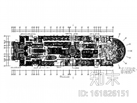 [温州]某KTV俱乐部装饰图cad施工图下载【ID:161826151】
