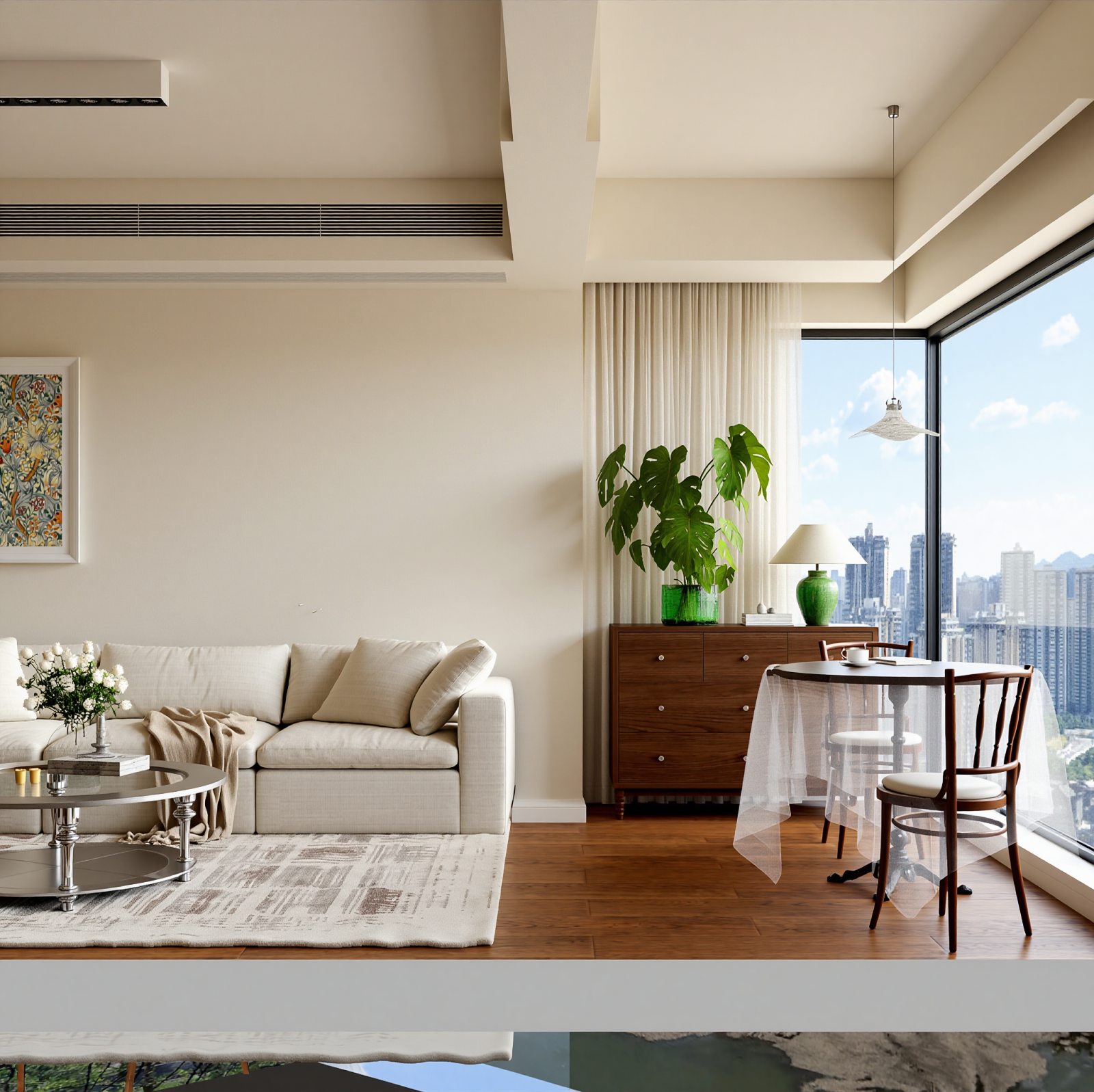 北欧客餐厅3D模型下载【ID:1214789712】