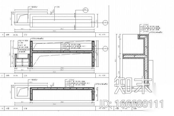 [北京]网络通讯设备安全科技有限公司办公室装修图cad施工图下载【ID:166680111】