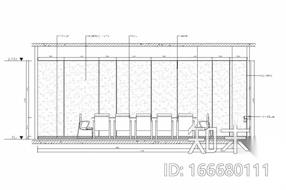 [北京]网络通讯设备安全科技有限公司办公室装修图cad施工图下载【ID:166680111】