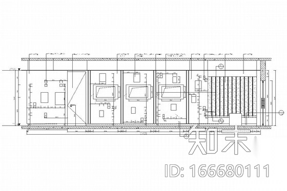 [北京]网络通讯设备安全科技有限公司办公室装修图cad施工图下载【ID:166680111】