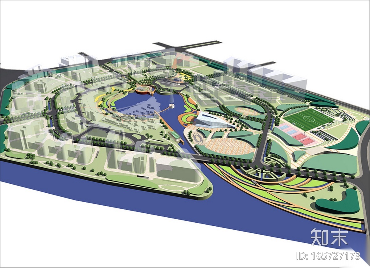 [上海]科技软件专类园环境景观工程设计方案cad施工图下载【ID:165727173】