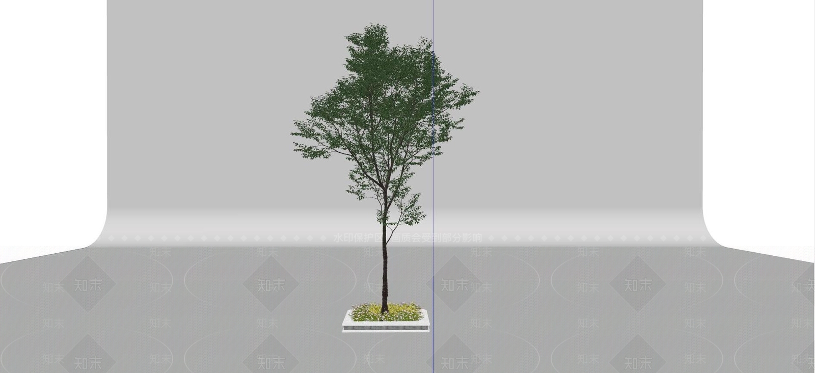 现代树木乔木SU模型下载【ID:1120200665】