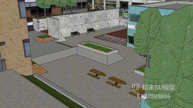 景观小建筑SU模型下载【ID:619302762】