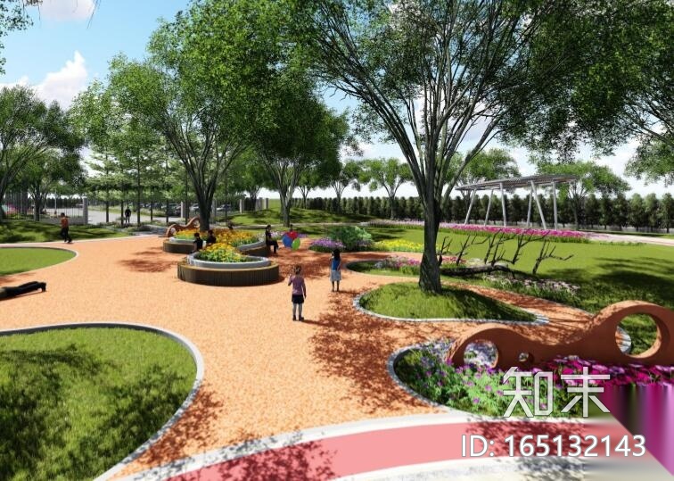 [广东]汕头市濠江区玉新街道办事处景观设计（2018方案...cad施工图下载【ID:165132143】