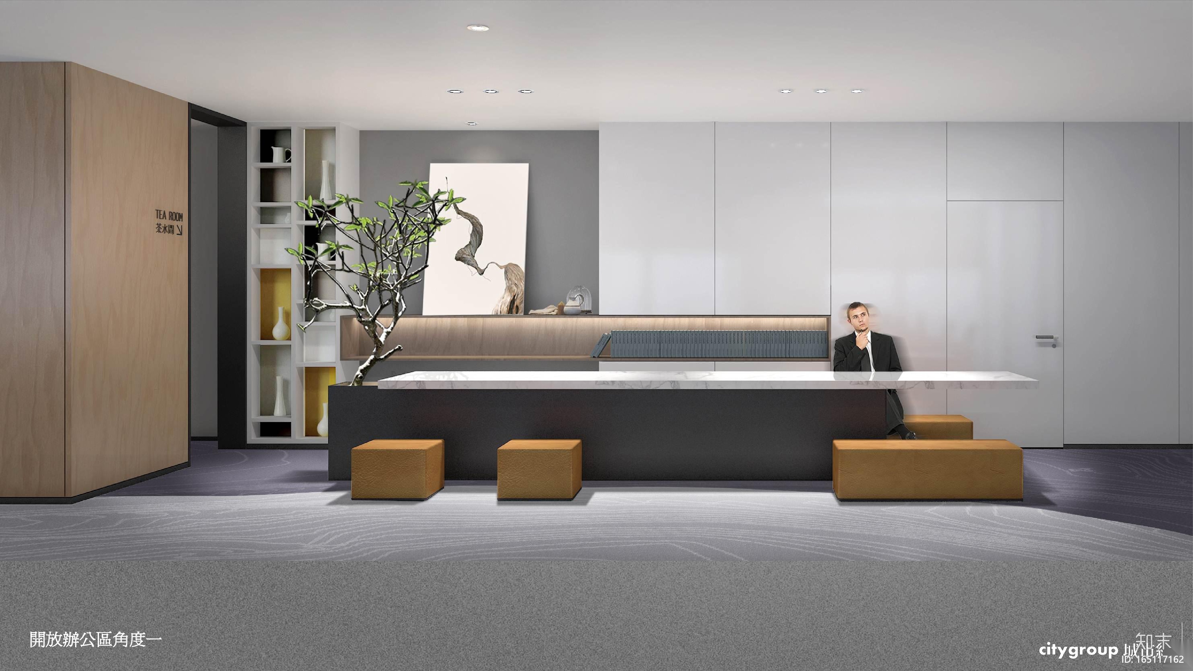 [安徽]新力中心办公室施工图+效果图+物料施工图下载【ID:165117162】