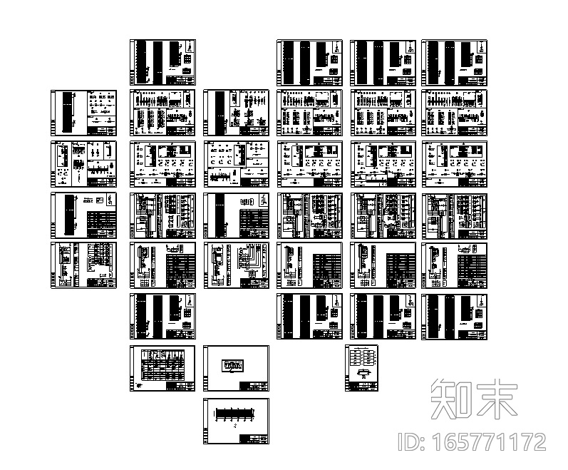 1.6MW光伏发电项目全套施工图纸施工图下载【ID:165771172】