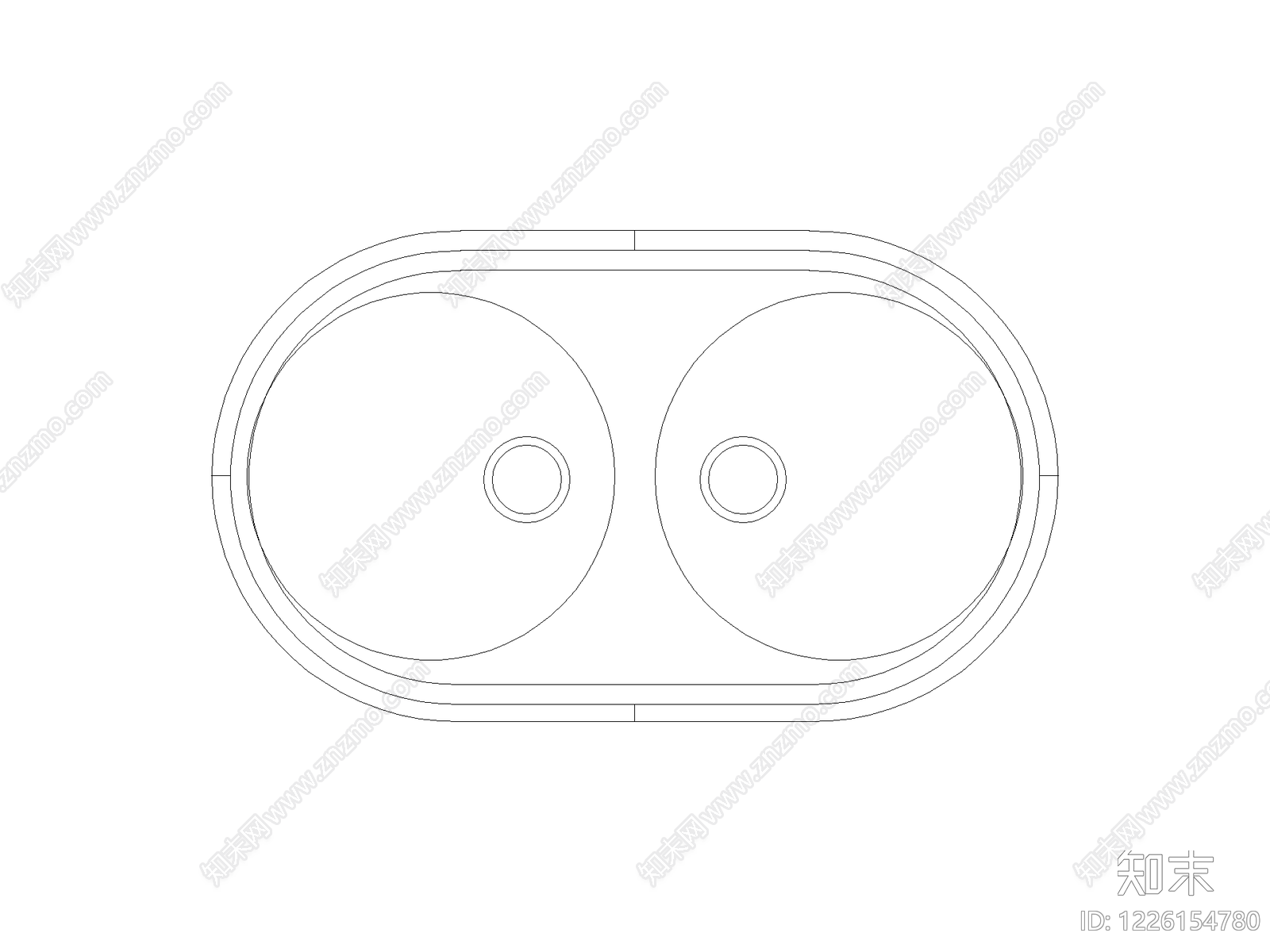现代,新中式厨房设施CAD图纸
