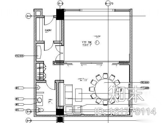 五星酒店中餐厅包房装修图cad施工图下载【ID:161778114】