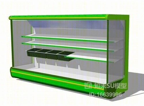 超市冷冻柜SU模型下载【ID:16639996】