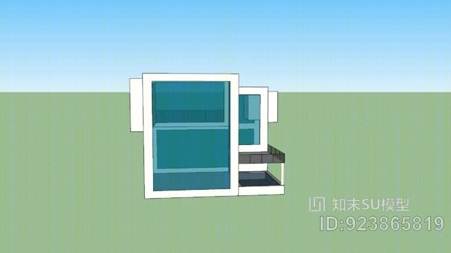 现代住宅2：第八级建筑师SU模型下载【ID:923865819】