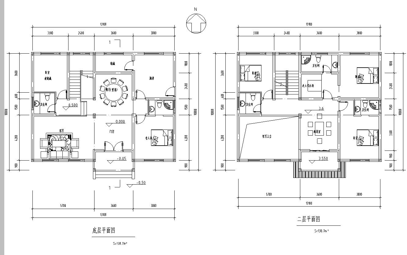 多重坡屋面现代别墅建筑方案文本（包含效果图）施工图下载【ID:167057151】