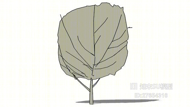 树SU模型下载【ID:27654316】