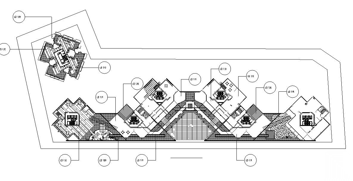 [广东]深圳市聽濤花園居住区景观施工图设计（CAD+40个文...施工图下载【ID:161070117】