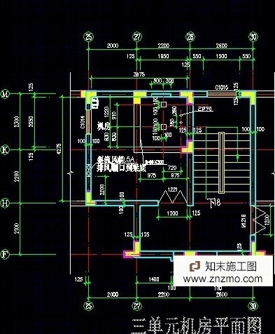 电梯间及井道详图cad施工图下载【ID:36947861】