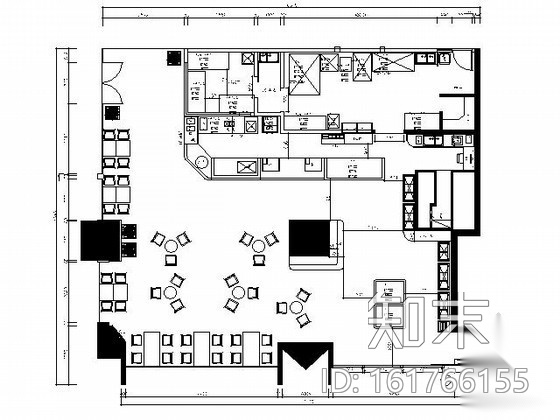 [上海]某知名面包店面施工图（含实景）施工图下载【ID:161766155】