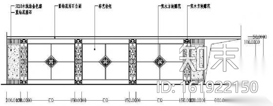 服务台立面图11cad施工图下载【ID:161922150】