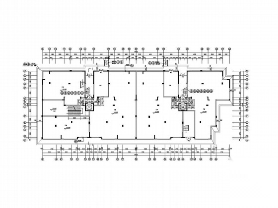 [湖北]某十九层一梯四、塔式住宅建筑施工图纸(底层架空...cad施工图下载【ID:168081196】