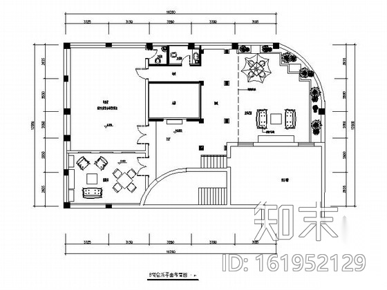 [成都]高档四星级花园酒店会所施工图cad施工图下载【ID:161952129】
