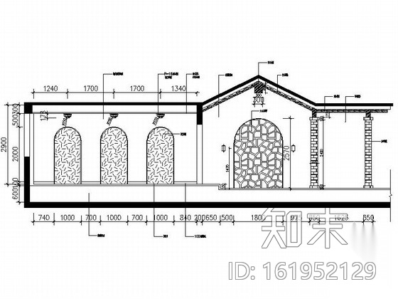 [成都]高档四星级花园酒店会所施工图cad施工图下载【ID:161952129】