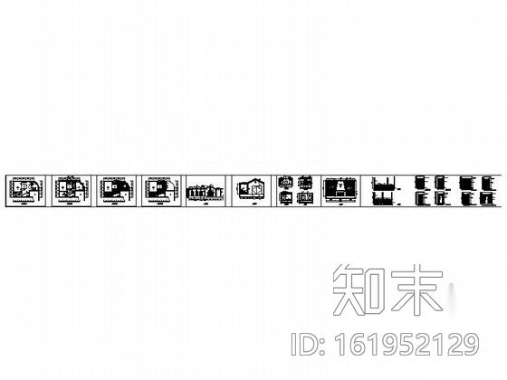 [成都]高档四星级花园酒店会所施工图cad施工图下载【ID:161952129】